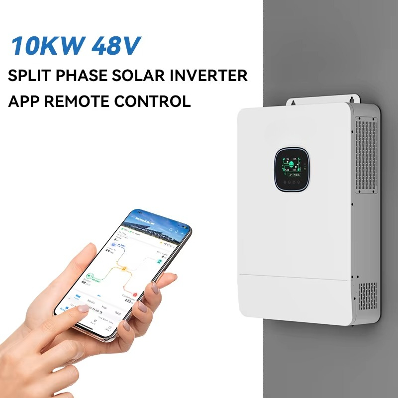 Split Phase Inverter 10Kw 110V 220V - 110V 220V Ibrido Off Grid Solar