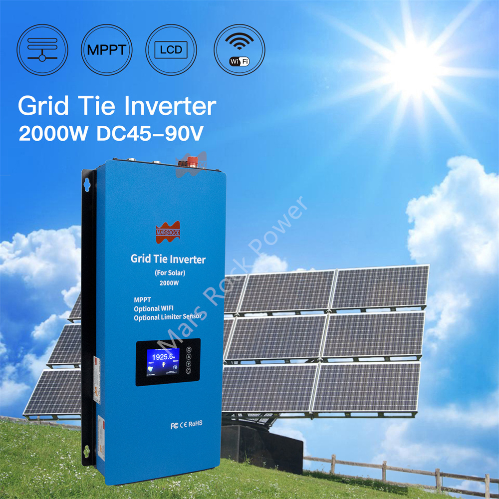 Grid Tie Inverter Limiter 2000W - Inverter Solare Grid-Tie da 2000W, da