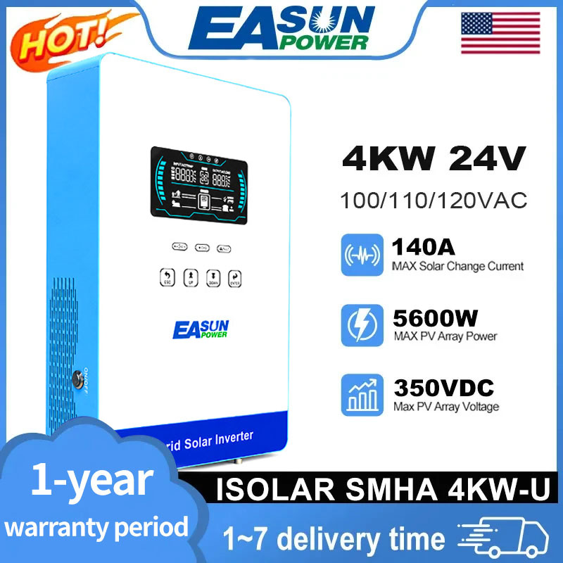 Grid Tie Inverter Limiter 2000W - EASUN POWER Inverter Ibrido Off-Grid 4000W
