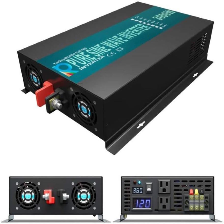 Inverter Pure Sine Wave 60Hz 120V 3000W - Convertitore di tensione di alimentazione del