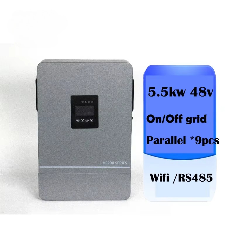 Hybrid Solar Inverter 5.5Kw Mppt 48V - Inverter Solare Ibrido Parallelo MPPT 3.6kw
