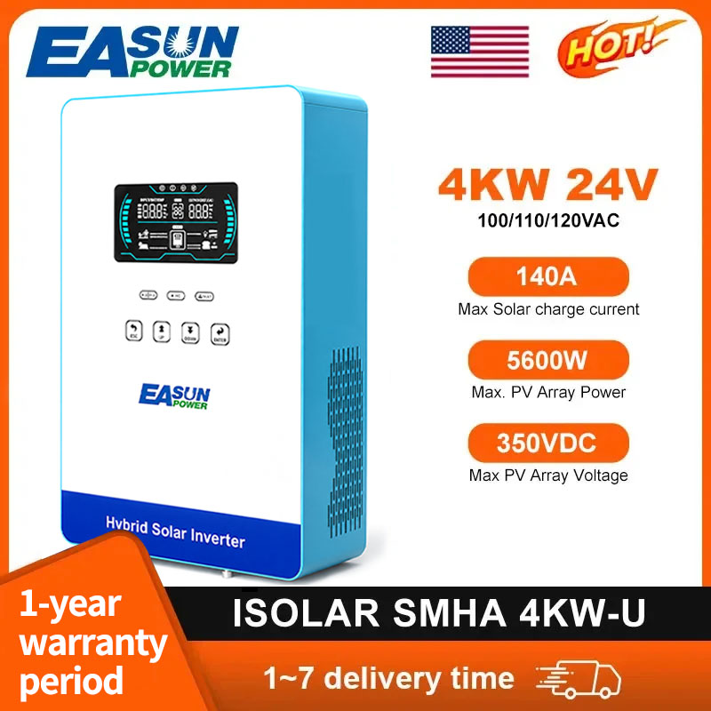 Grid Tie Inverter Limiter 2000W - EASUN POWER 4000W Inverter ibrido 110V