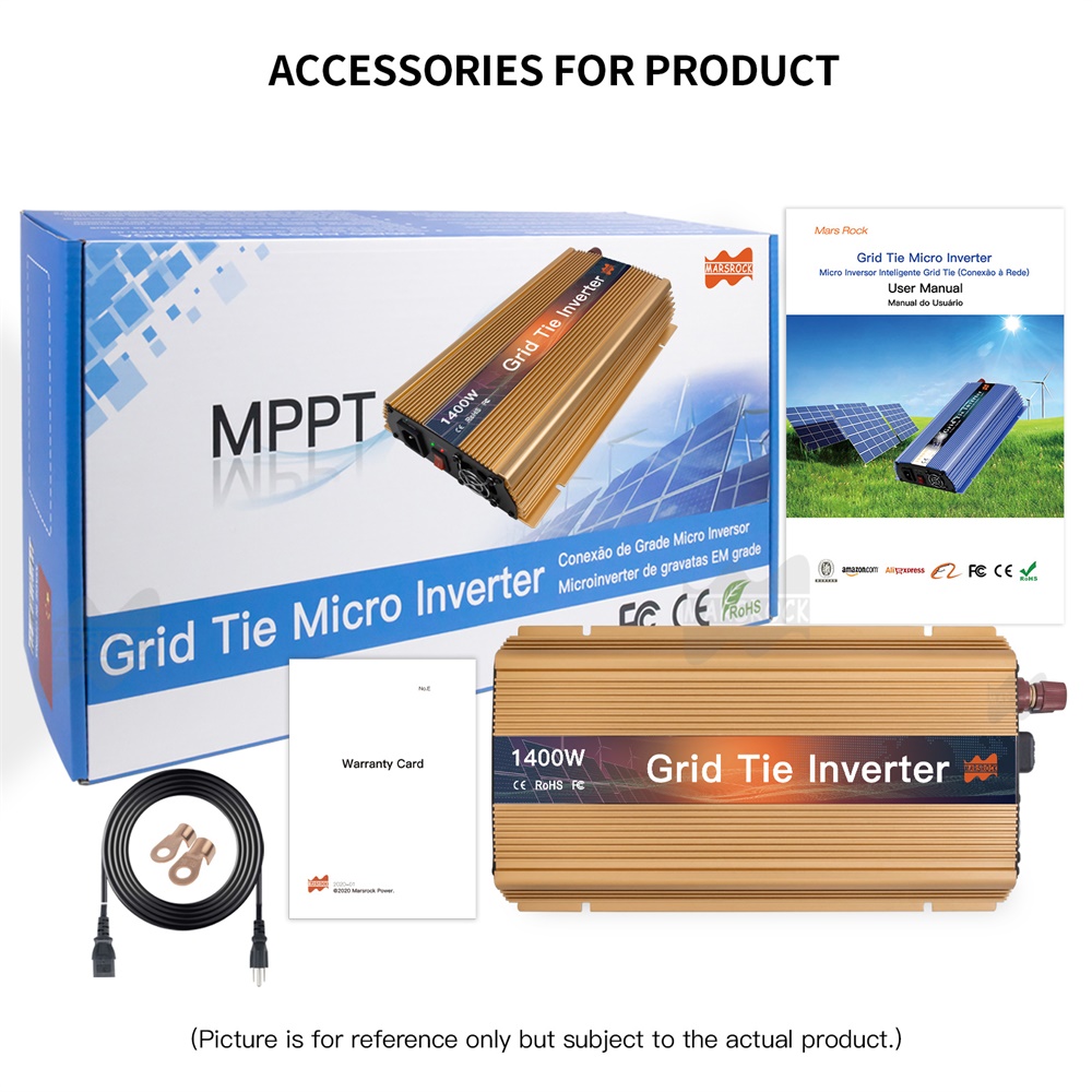 Microinverter Solare Grid-Tie  - Micro Inverter 1400W Solar Grid Tie recensione e prezzo