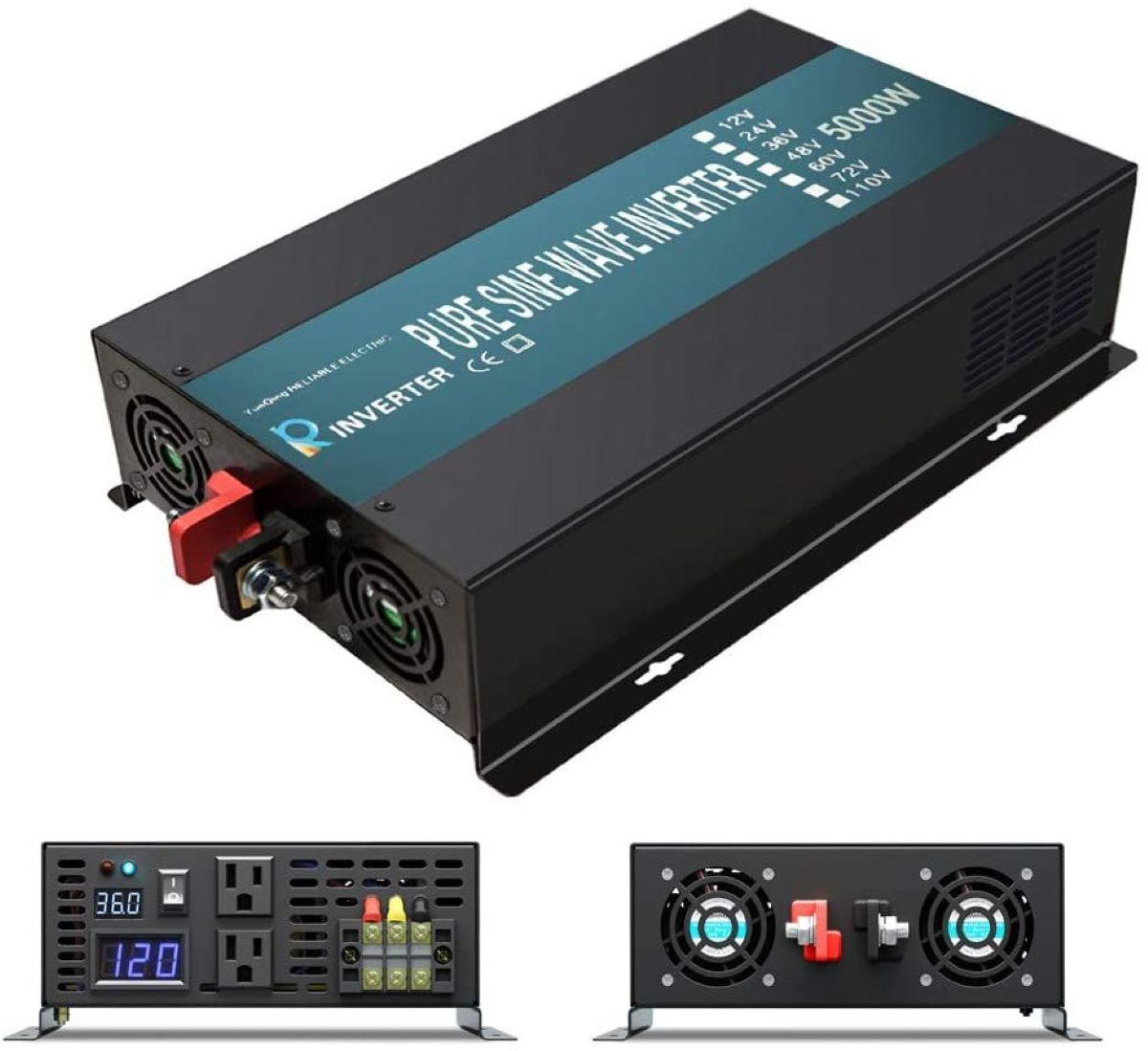 Off Grid Onda Sinusoidale Pura - Pure Sine Wave Inverter 5000W 48V 220V recensione e prezzo