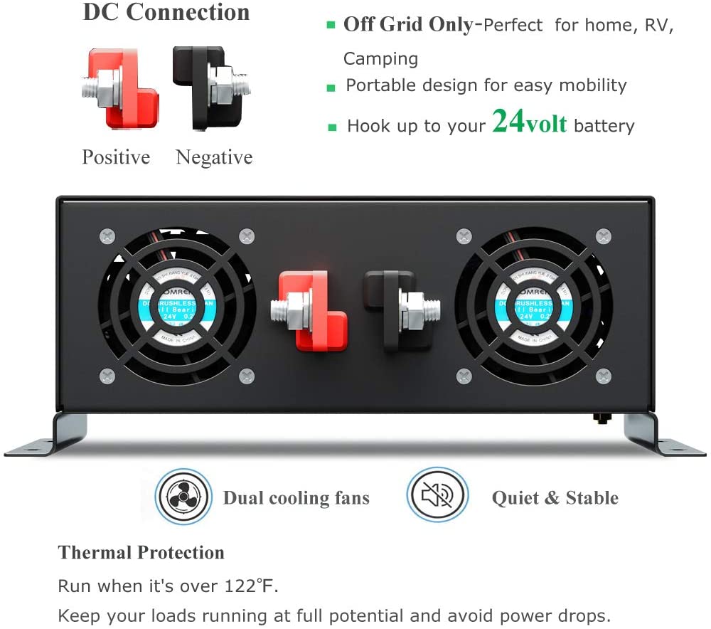 Inverter a onda sinusoidale pu - Inverter Pure Sine Wave 60Hz 120V 3000W recensione e prezzo