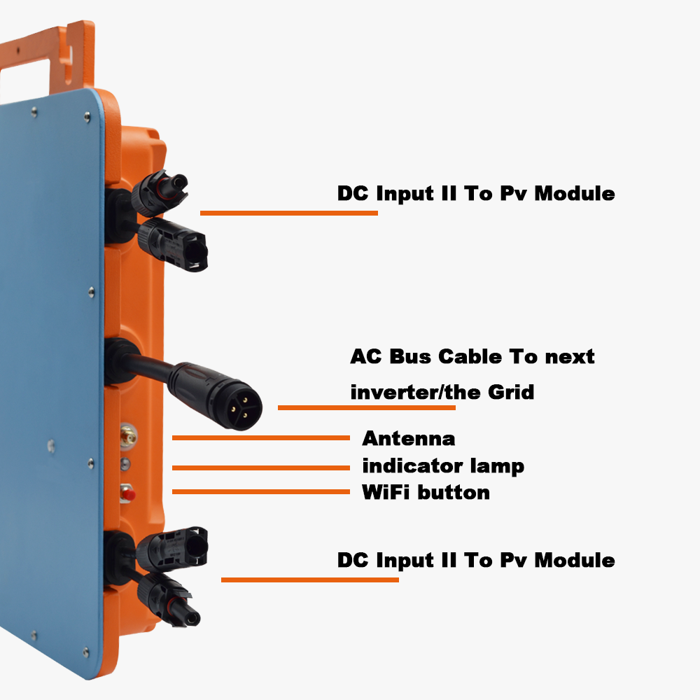 Micro Inverter GT Nero in Allu - Micro Inverter 1400W Solar Grid Tie recensione e prezzo