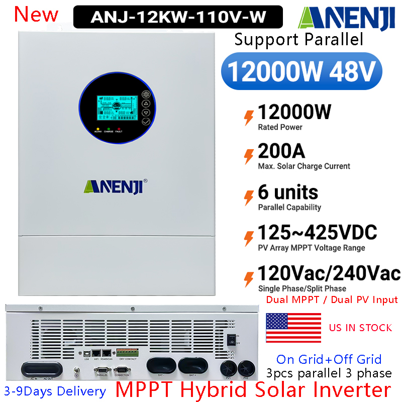 Inverter Solare Ibrido ANENJI  - Off Grid Solar Inverter 48V 6000W recensione e prezzo