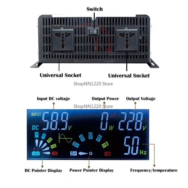 Convertitore a onda sinusoidal - Off Grid Solar Inverter 48V 6000W recensione e prezzo