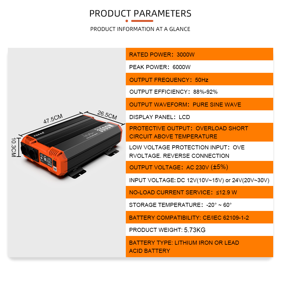 Inverter a Onda Sinusoidale Pu - Off Grid Solar Inverter 48V 6000W recensione e prezzo