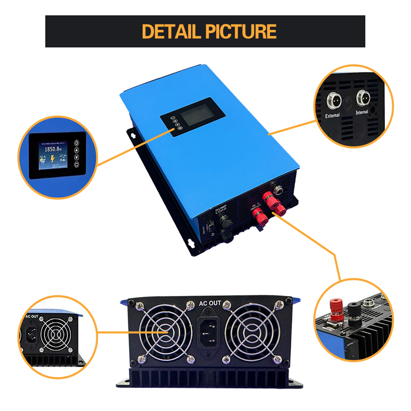 1000W 2000W Energia Eolica Gri - Grid Tie Inverter Limiter 2000W recensione e prezzo