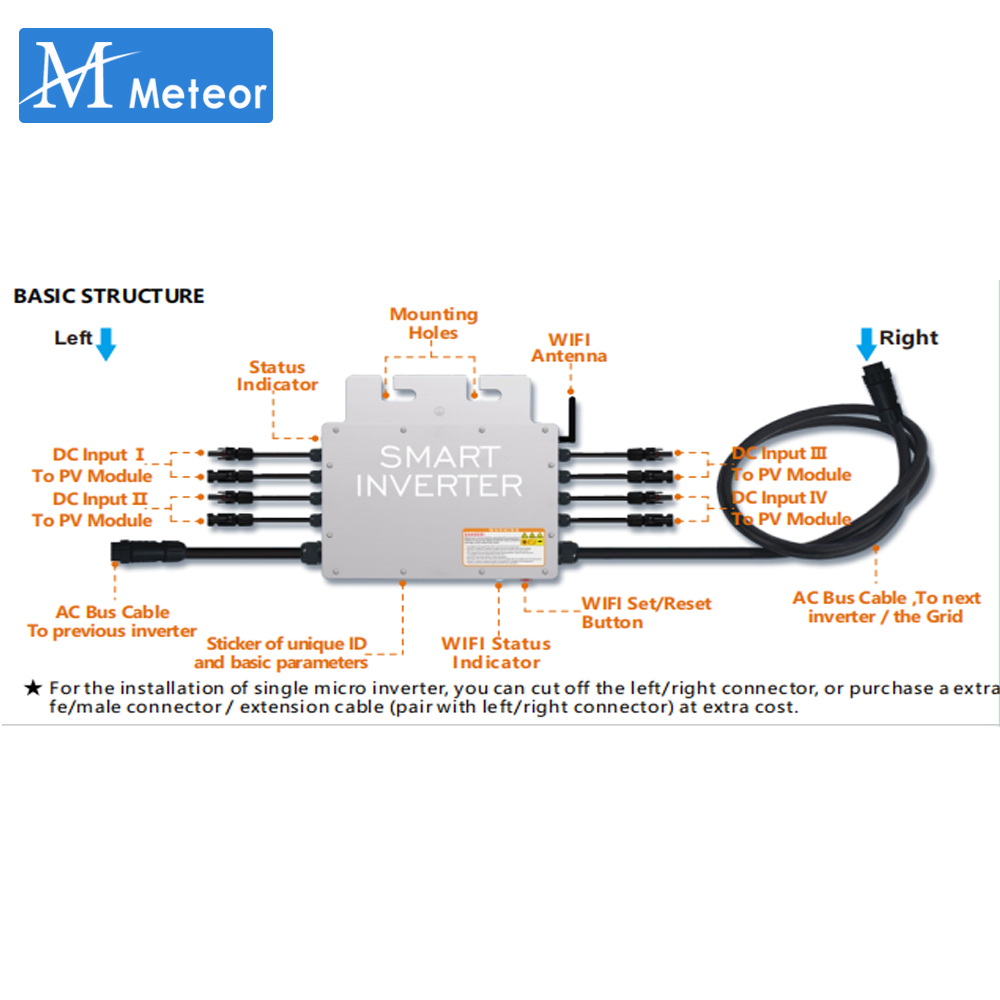Micro inverter per collegament - Micro Inverter 1400W Solar Grid Tie recensione e prezzo