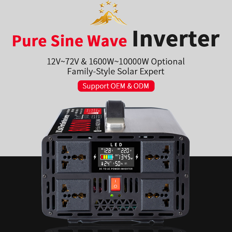 Inverter Off-Grid a Onda Sinus - Pure Sine Wave Inverter 5000W 48V 220V recensione e prezzo