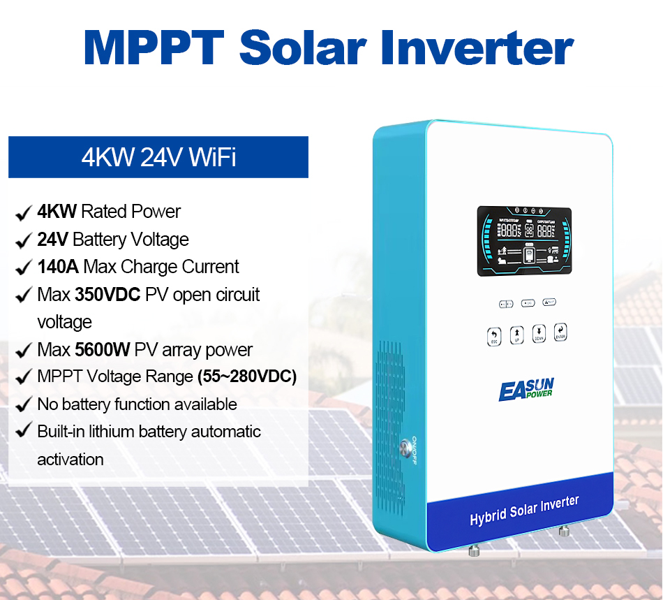 EASUN POWER Inverter Ibrido Of - Grid Tie Inverter Limiter 2000W recensione e prezzo