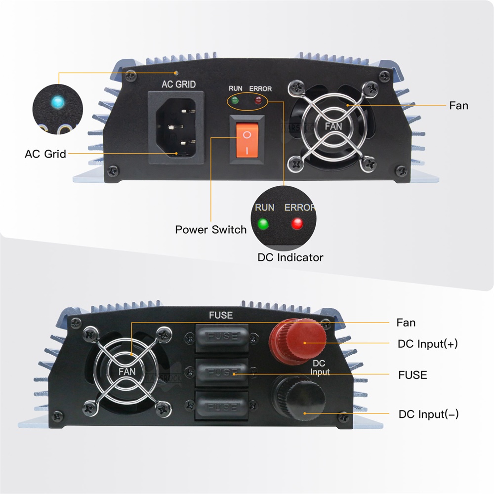 18V 24V 36V 1400W Solar On Gri - Micro Inverter 1400W Solar Grid Tie recensione e prezzo