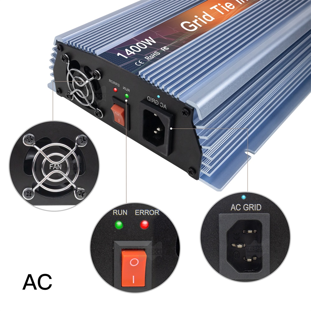 18V 24V 36V 1400W Solar On Gri - Micro Inverter 1400W Solar Grid Tie recensione e prezzo