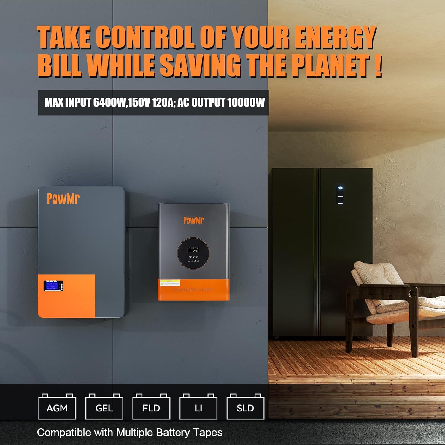 PowMr Inverter Bifase 10KW 5KW - Split Phase Inverter 10Kw 110V 220V recensione e prezzo
