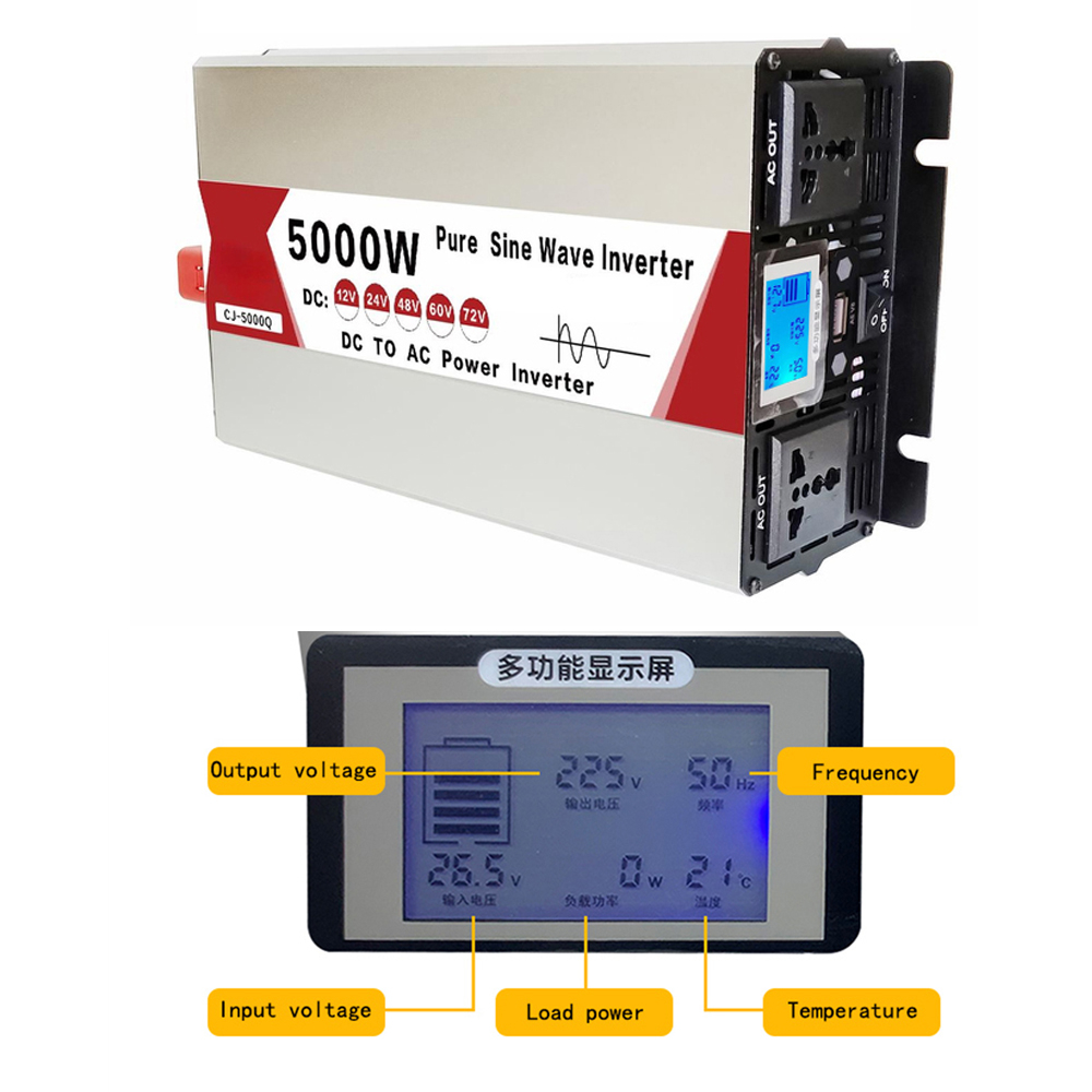 4000W/5000W/5500W/3000W Onda S - Inverter Pure Sine Wave 60Hz 120V 3000W recensione e prezzo